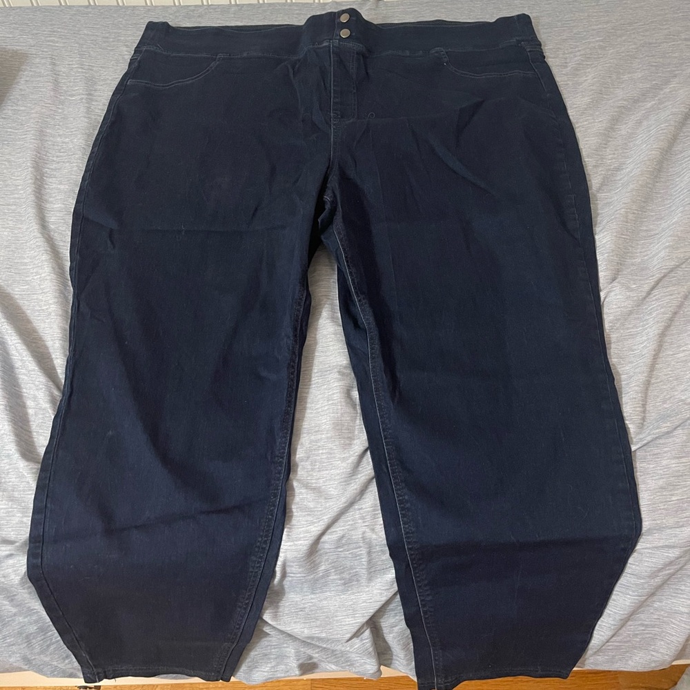 Terra & Sky Women’s jeans/pants blue 4X (28w-30w) Plus Size